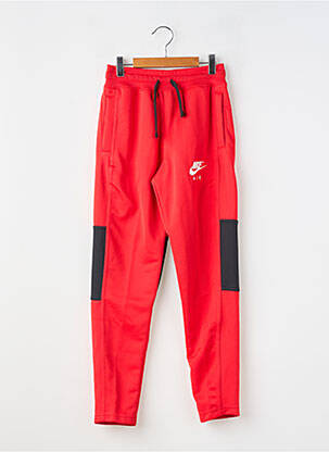 Jogging slim taille élastique rouge NIKE garçon