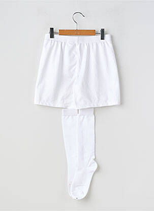 Short coupe droite taille élastique blanc NIKE garçon
