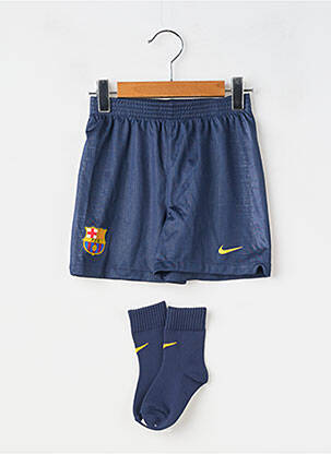 Short coupe droite taille élastique bleu NIKE garçon