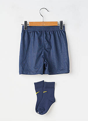 Short sérigraphie taille élastique bleu NIKE garçon