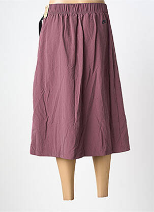 Jupe mi-longue coupe droite violet NIKE femme