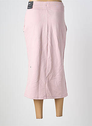 Jupe mi-longue coupe droite rose NIKE femme