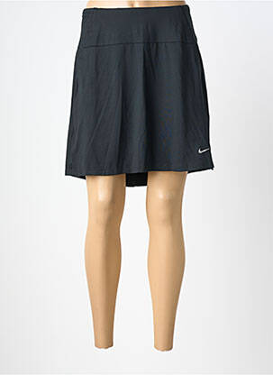 Jupe short tissage popeline noir NIKE femme