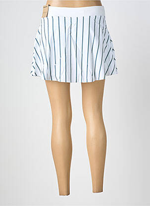 Jupe short taille élastique blanc NIKE femme