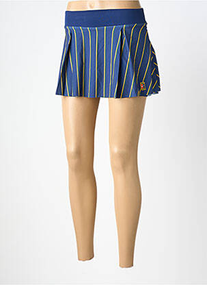 Jupe short taille élastique bleu NIKE femme