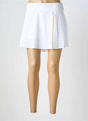 Jupe short tissage popeline blanc NIKE femme