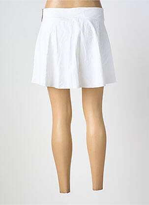 Jupe short tissage popeline blanc NIKE femme