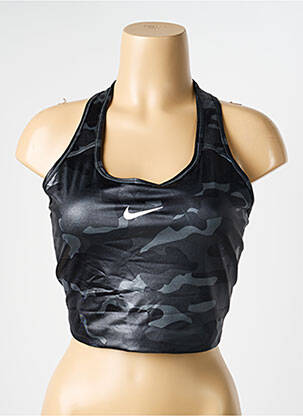 Soutien-gorge effet matière satinée brassieres gris NIKE femme