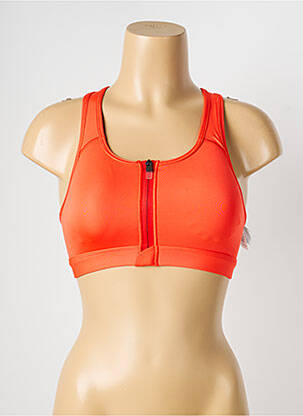 Soutien-gorge sans armature brassieres orange NIKE femme