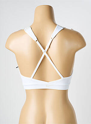 Soutien-gorge sans armature haut soutien-gorge emboitant blanc NIKE femme