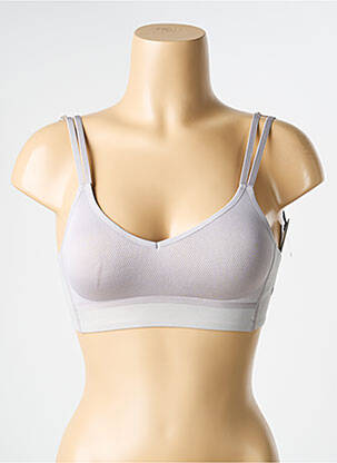 Soutien-gorge sans armature brassieres gris NIKE femme