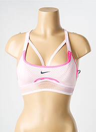 Soutien-gorge sans armature brassieres rose NIKE femme