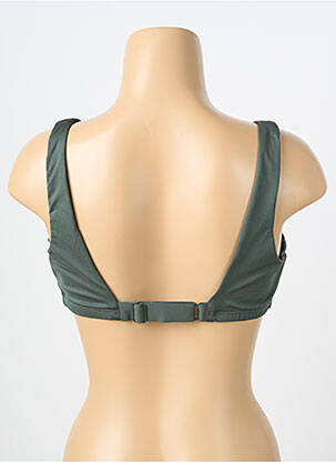 Haut de maillot de bain stretch haut soutien-gorge avec mousse de rembourrage amovible vert NIKE femme