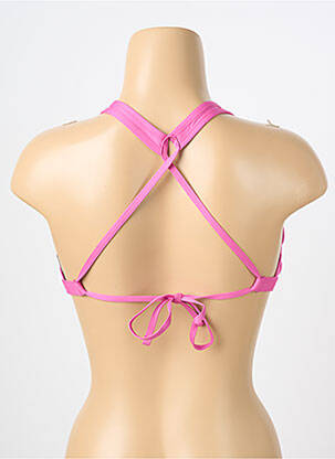 Haut de maillot de bain stretch haut soutien-gorge avec mousse de rembourrage amovible rose NIKE femme
