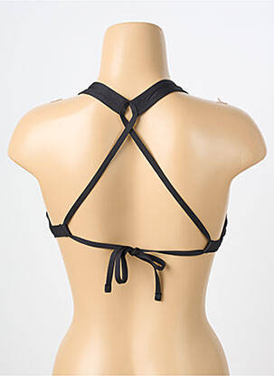 Haut de maillot de bain stretch haut soutien-gorge avec mousse de rembourrage amovible noir NIKE femme