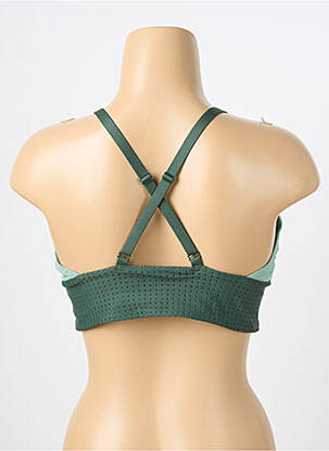 Soutien-gorge effet matière satinée brassieres vert NIKE femme