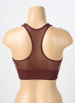 Soutien-gorge sans armature brassieres orange NIKE femme