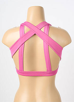 Soutien-gorge effet matière satinée brassieres rose NIKE femme