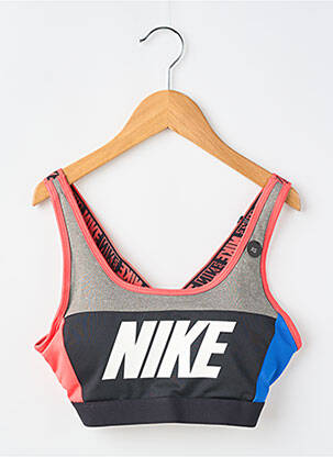 Soutien-gorge sans armature brassieres gris NIKE femme