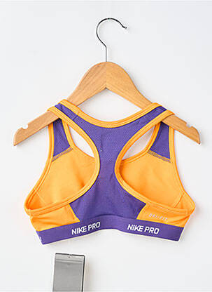 Soutien-gorge sport multisport orange NIKE fille