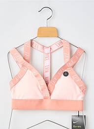 Soutien-gorge sans armature brassieres rose NIKE femme