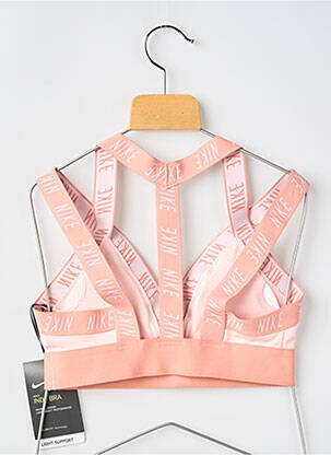 Soutien-gorge effet matière satinée brassieres rose NIKE femme