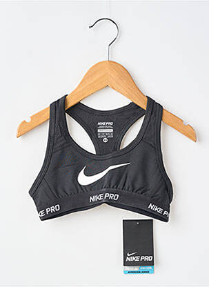 Soutien-gorge sport multisport noir NIKE fille