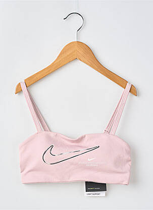 Soutien-gorge sans armature brassieres rose NIKE femme