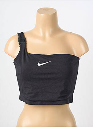 Top stretch sans manche noir NIKE femme
