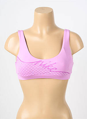 Soutien-gorge sans armature brassieres rose NIKE femme