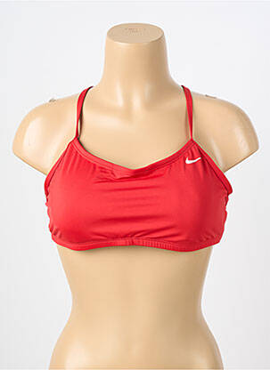 Soutien-gorge sans armature brassieres rouge NIKE femme
