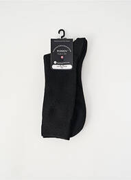 Chaussettes stretch noir PERRIN homme
