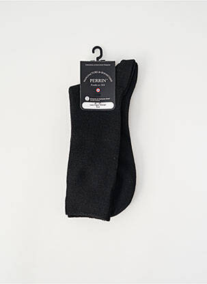 Chaussettes stretch noir PERRIN homme