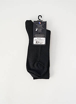 Chaussettes stretch noir PERRIN homme