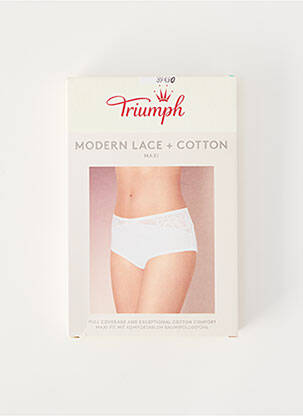 Shorty stretch blanc TRIUMPH femme