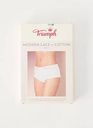 Shorty stretch blanc TRIUMPH femme