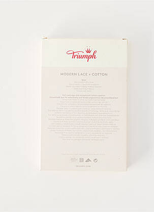 Shorty stretch blanc TRIUMPH femme