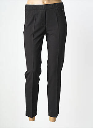 Pantalon 7/8 stretch taille normale noir TELMAIL femme