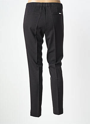 Pantalon 7/8 taille élastique taille normale noir QUATRE VINGT JOURS femme