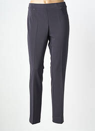 Pantalon slim taille élastique taille normale gris QUATRE VINGT JOURS femme