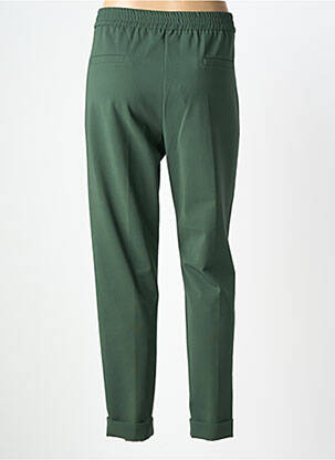 Pantalon slim taille élastique taille normale vert QUATRE VINGT JOURS femme
