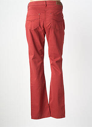 Pantalon slim tissage popeline taille normale orange JULIE GUERLANDE femme