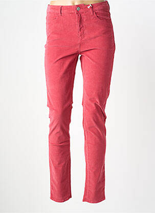 Pantalon slim stretch taille normale rose KANOPE femme