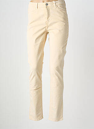 Pantalon slim stretch taille normale beige KANOPE femme