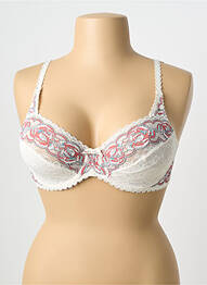 Soutien-gorge légère et transparente haut soutien-gorge emboitant beige PLAYTEX femme