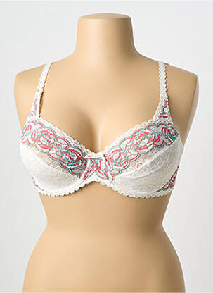 Soutien-gorge légère et transparente haut soutien-gorge emboitant beige PLAYTEX femme