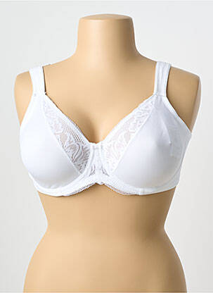 Soutien-gorge effet matière satinée haut soutien-gorge emboitant blanc TRIUMPH femme