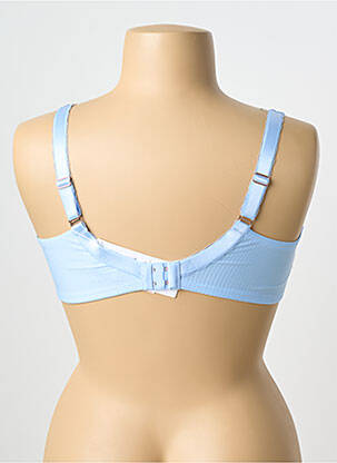 Soutien-gorge effet matière satinée haut soutien-gorge moulé bleu FLORALE BY TRIUMPH femme