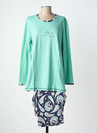 Pyjama tissage jersey vert RINGELLA femme