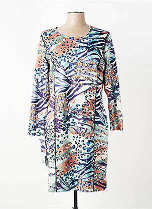 Robe courte manches 3/4 manches 3/4 noir !OHO! femme
